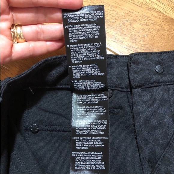 Liverpool NWT Madonna Black Charcoal Cheetah Print Leggings 0/25 - Picture 15 of 15